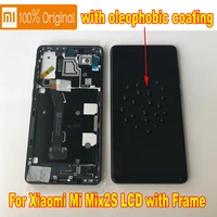 original new lcd display 10 touch screen digitizer assembly sensor with frame for xiaomi mix 2s mix2s mi mix 2s phone pantalla