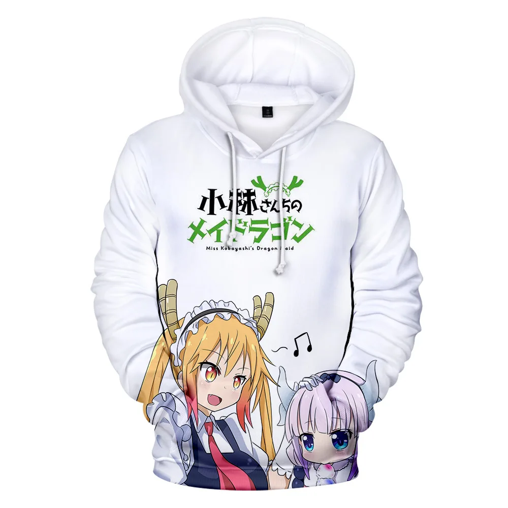 

Miss Kobayashi's Dragon Maid Cosplay Hoodie Toru KannaKamui 3D Print Pullover Hooded Coat Anime Peripheral