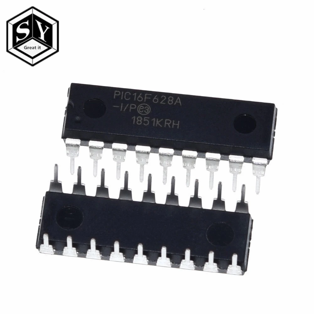 1 шт. 8-битные микроконтроллеры CMOS на базе Flash DIP-18 PIC16F628A PIC16F628 16F628 | Электронные