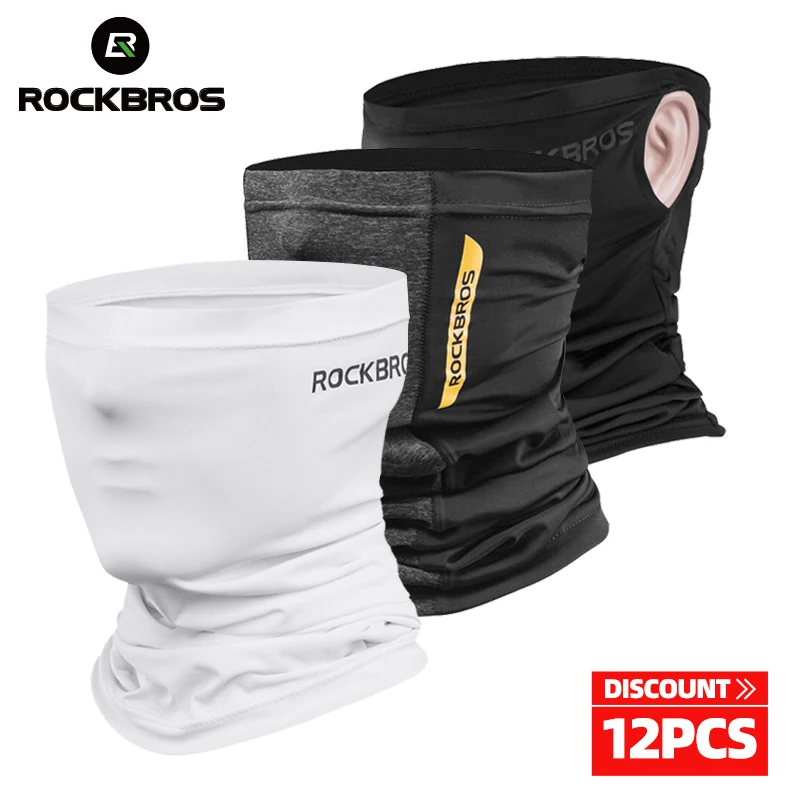 Маска для лица ROCKBROS многоразовая дышащая с защитой от ультрафиолета UPF50 | Спорт и