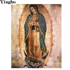 5D алмазная живопись из Мексики, Дева Мария, мозаика для вышивки крестиком, полностью квадратная Алмазная вышивка, украшение Стразы