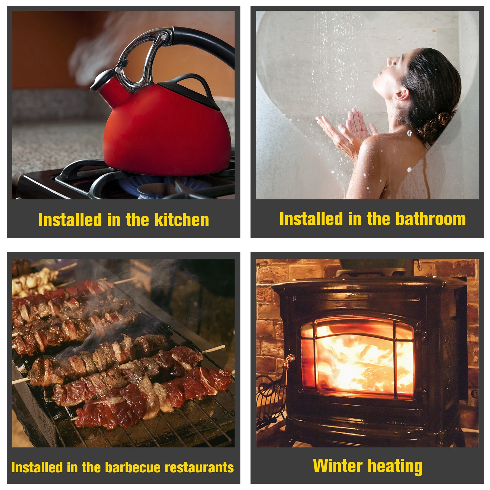 

Security Home Smart Life Tuya WIFI Kitchen Combustible Gas Leak Detector Network Natural Gas Sensor LPG Leaking Alarm Detector