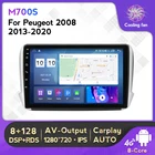 8-ядерный Carplay 128G Android11 DSP для Peugeot 2008 208 серия 2012-2018 автомобильная аудиосистема мультимедийный проигрыватель GPS 4G WIFI BT RDS