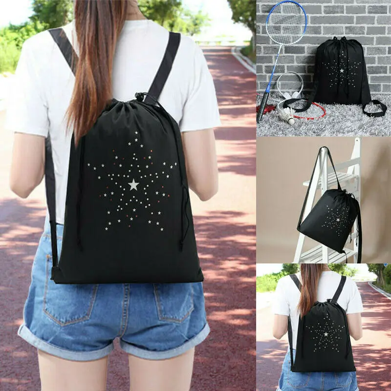 Водонепроницаемая сумка на шнурке рюкзак для спортзала сумка-тоут школьная