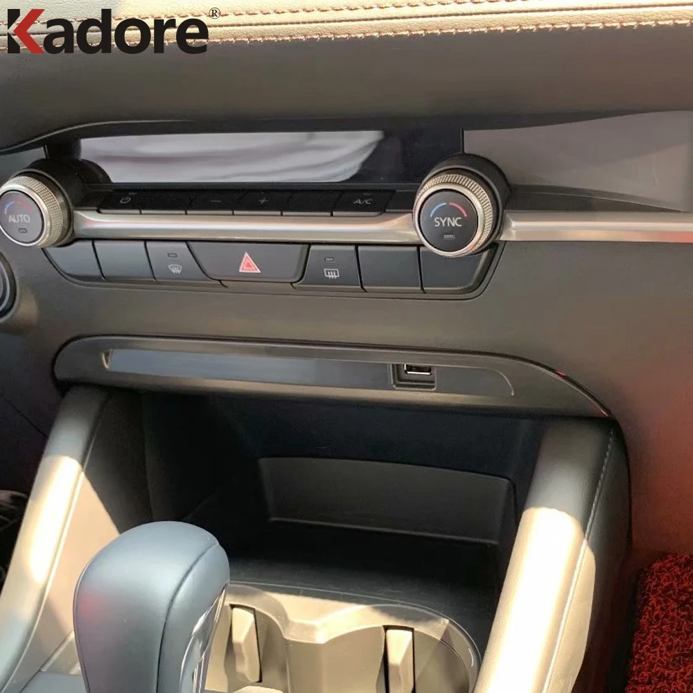 Для Mazda3 Mazda 3 Axela 2019 2020 Автомобильный интерьер прикуриватель USB порт крышка отделка