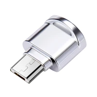 hot portable card reader micro usb tf otg memory card reader type c usb c adapter with key chain for huawei samsung xiaomi pc