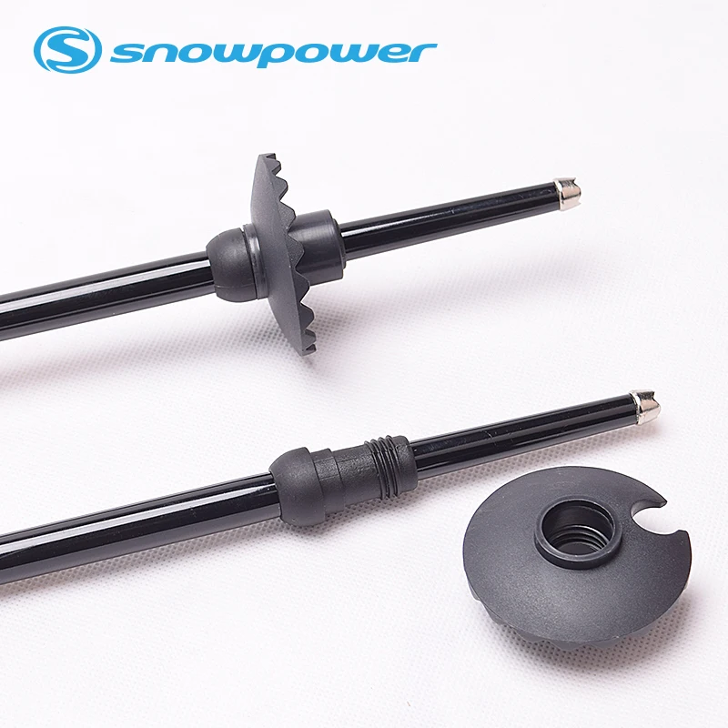 

Catazer 1 Pair Extension Type Foldable Ski Snow Poles Foldable Ski Pole Cane 70~105cm Snowboard Sticks for Children