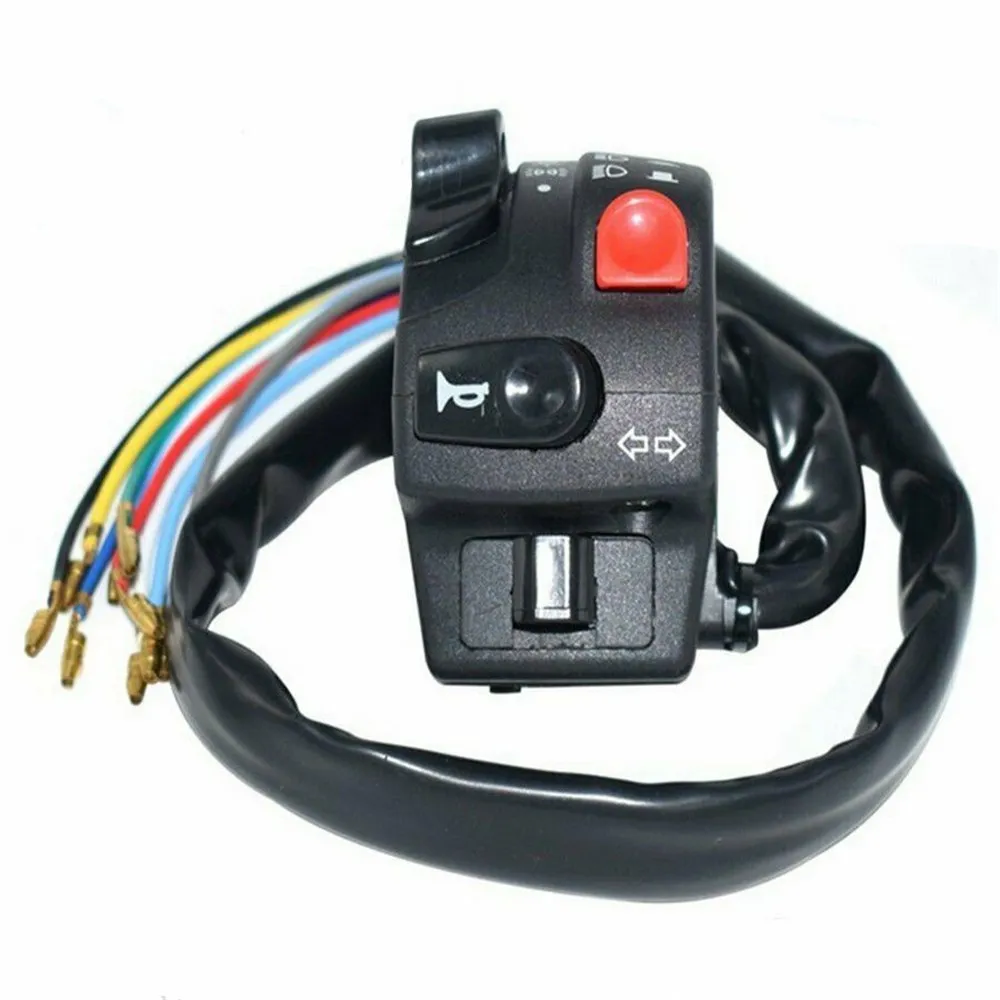

Motorcycle Universal Right+Left 22mm Handbar Grip Fog Light Indicator Switch