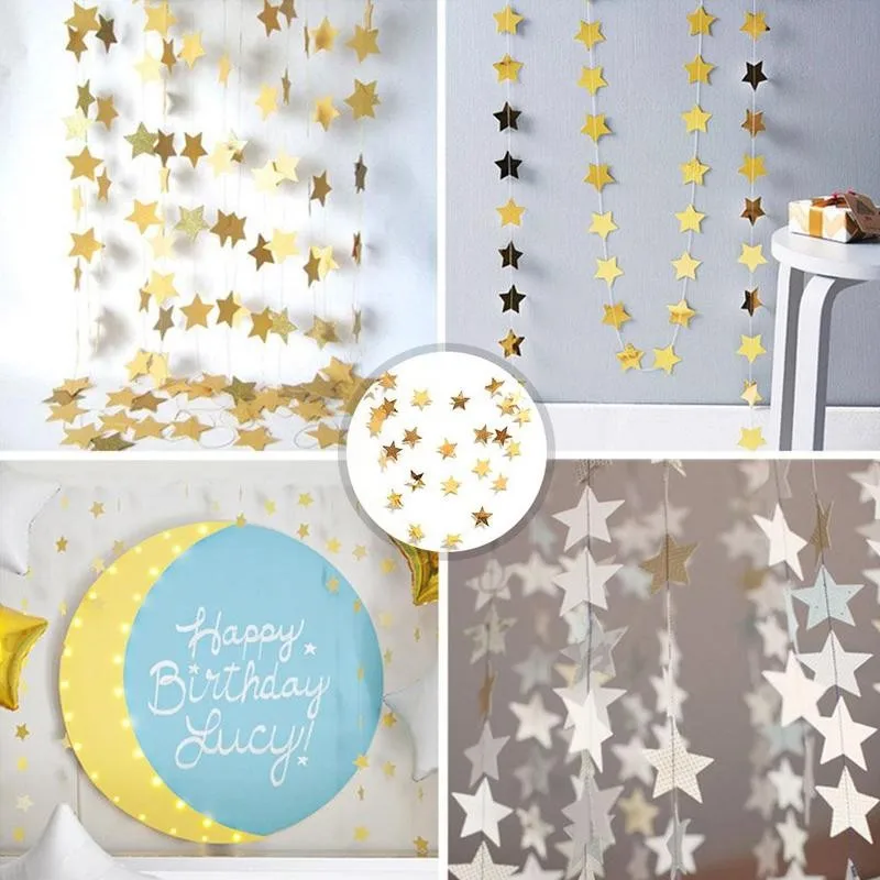 

Eid Mubarak Decor Banner For Home Gold Glitter Moon Ramadan Event Ornament Garland Kareem Party Festival Muslim Islamic Sta K0E9