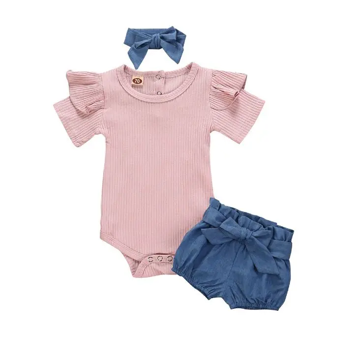 Для маленьких девочек летняя одежда 2020 Одежда для детей Плотные носки из 3