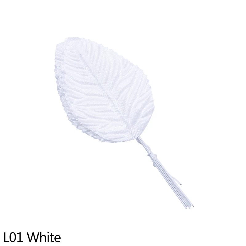 L01 40/100/200 шт Искусственные розовые листья Пластик шелк Leafe украшение на свадьбу День рождения, подарок на Рождество, украшение из искусственных цветов для DIY ВЕНОК для дома украшения - Цвет: L01