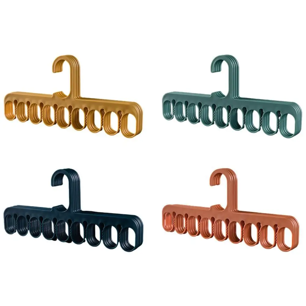 

Multifunctional Storage Rack Plastic Nine-hole Magic Hanger Household Space-saving Balcony Windproof Hanger