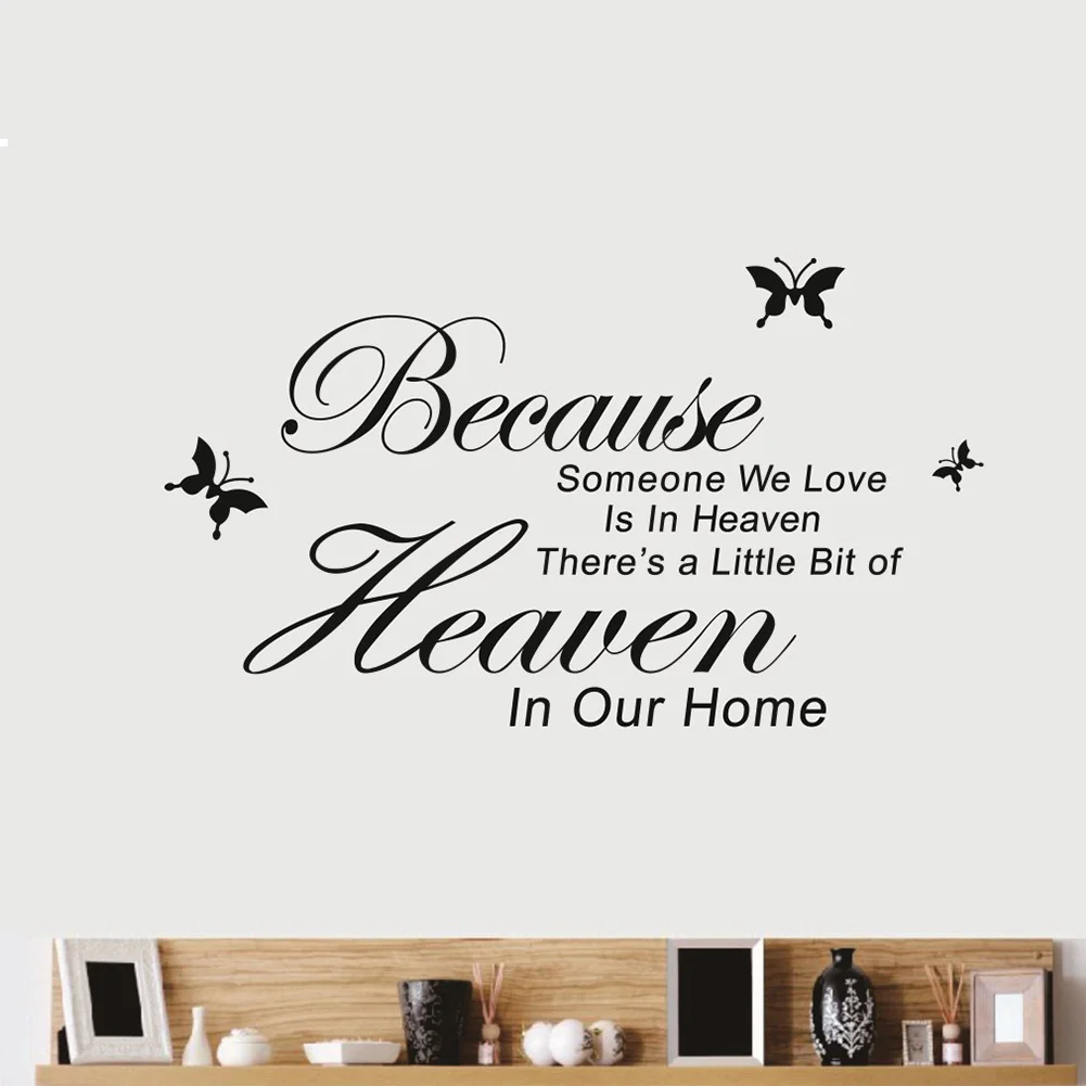 Наклейки на стену домашний декор-английская Цитата &quotпотому что кто-то кого мы