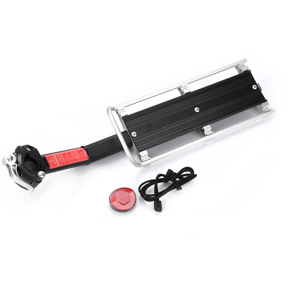 

Mountain Bike Bicycle Carrier Rack Seat Post Rear Shelf Aluminum Alloy Black