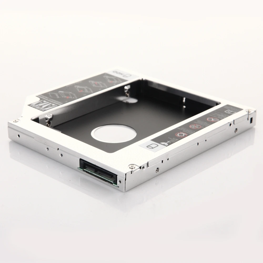 SATA 12 7 мм 2-й второй HDD SSD жесткий диск Оптический bay Caddy рамка Корпус адаптер для Acer