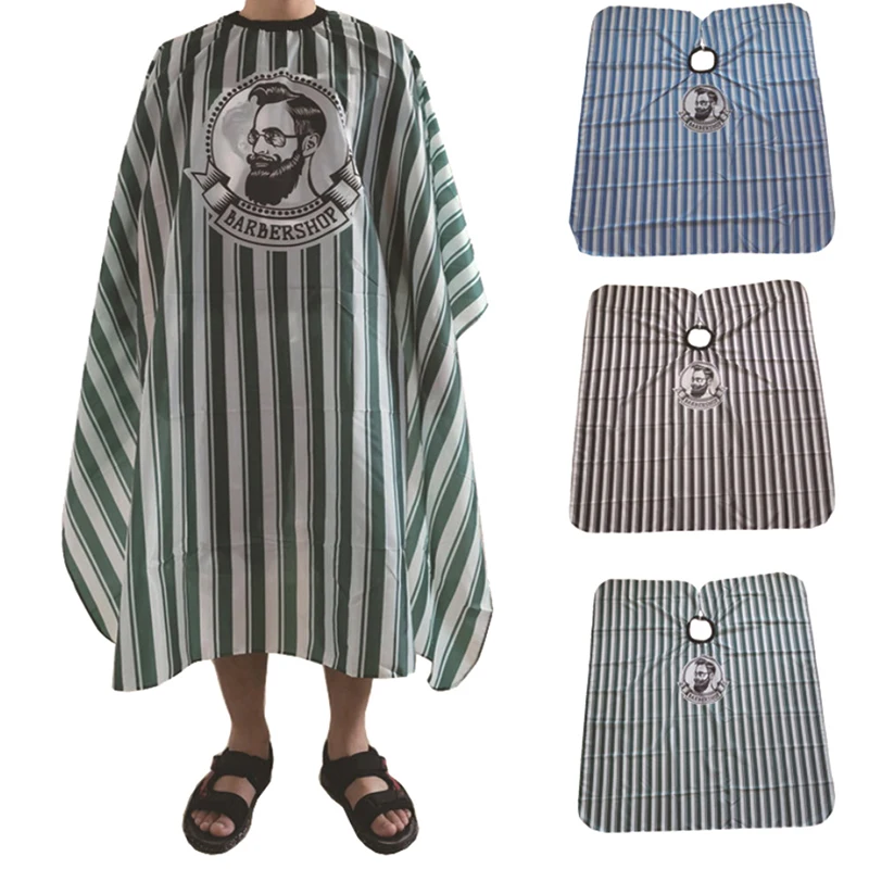 

AACAR 3 Colors Salon Styling Capes Hair Cutting Hairdressing Gowns For Barber Stylist Stripe Haircut Cloth