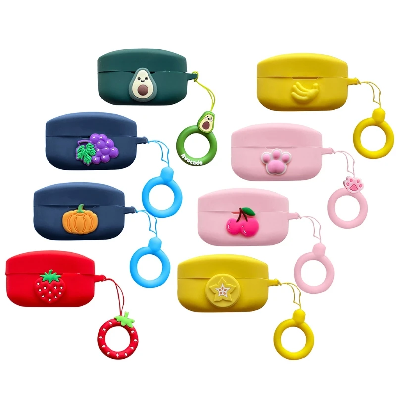 

Силиконовый чехол, защитный чехол, совместимый с реальными наушниками, моющийся чехол, резервное отверстие для зарядки