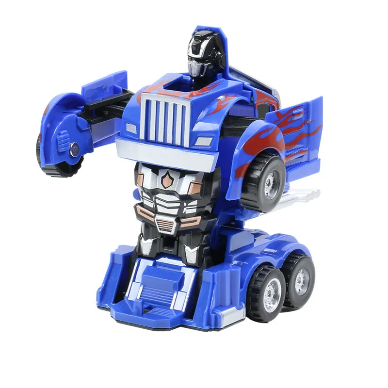 Optimus Prime робот автомобиль игрушки столкновения трансформирующая модель игрушка мини деформация автомобиль трансформация игрушка инерционная игрушка детский подарок