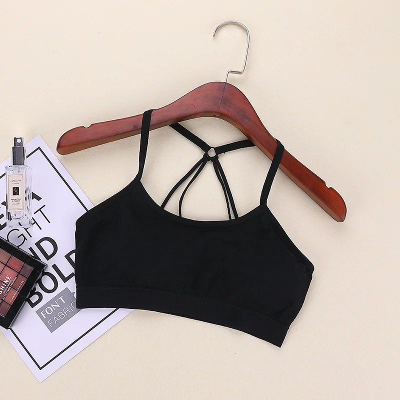 

Seamless Letter Parachute Beauty Back Wrap Tube Top One Piece Anti-glare Underwear Women's Sports Bra