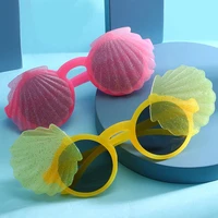 kids sunglasses boys girls cartoon shell shaped children sunglass flip up eyeglasses colorful outdoor kid eyewear eye protection
