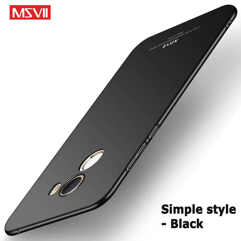 Simple black Для Xiaomi mi Mix 2 S Чехол Msvii Silm Матовые чехлы для Xiaomi mi Mix 2 S Чехол Xio mi x2 S PC чехол для Xiaomi mi x2S чехол - Цвет: Simple black