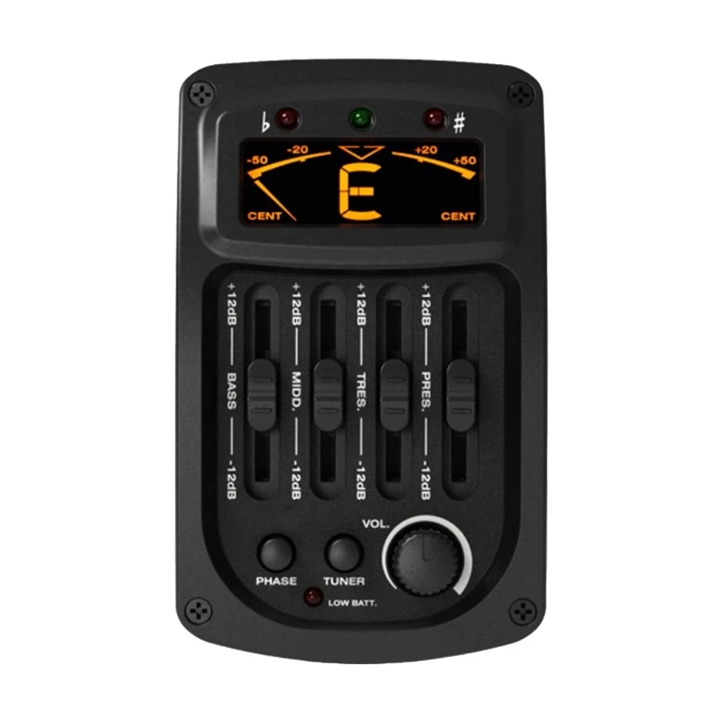 

Gitarre Preamp Piezo Pickup 4-Band Equalizer für Akustische Gitarre Zubehör