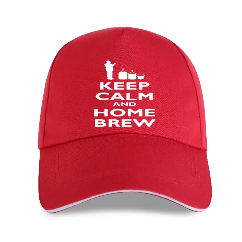 

Бейсболка мужская с надписью Keep Calm и Home Brew