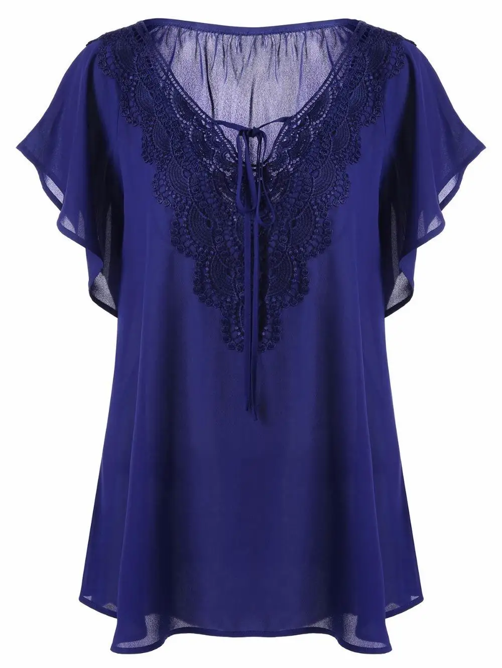 Женские топы размера плюс с оборками рубашки коротким рукавом сексуальный топ v