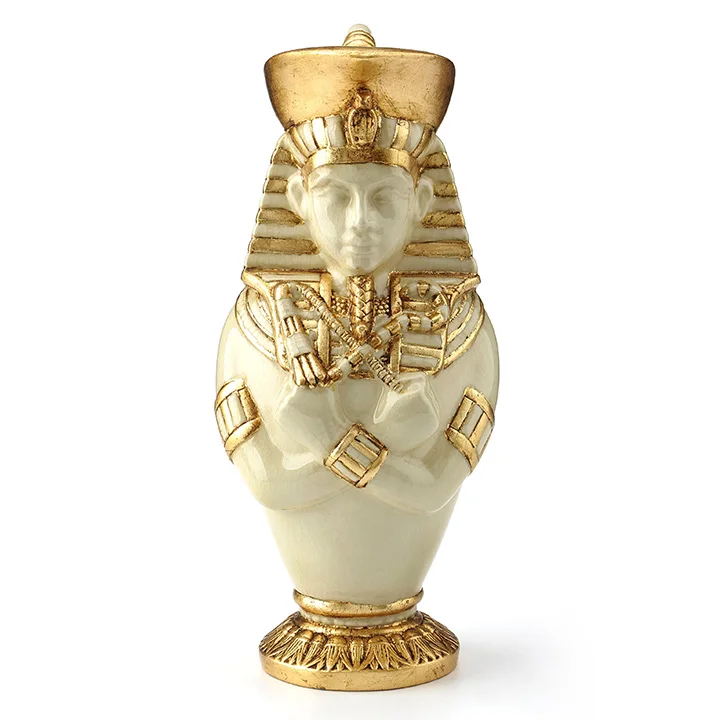 

home Semi porcelain Egyptian vase Birthday gift crafts Popular decoration sculpture Decorate birthday gifts treasure of ornament