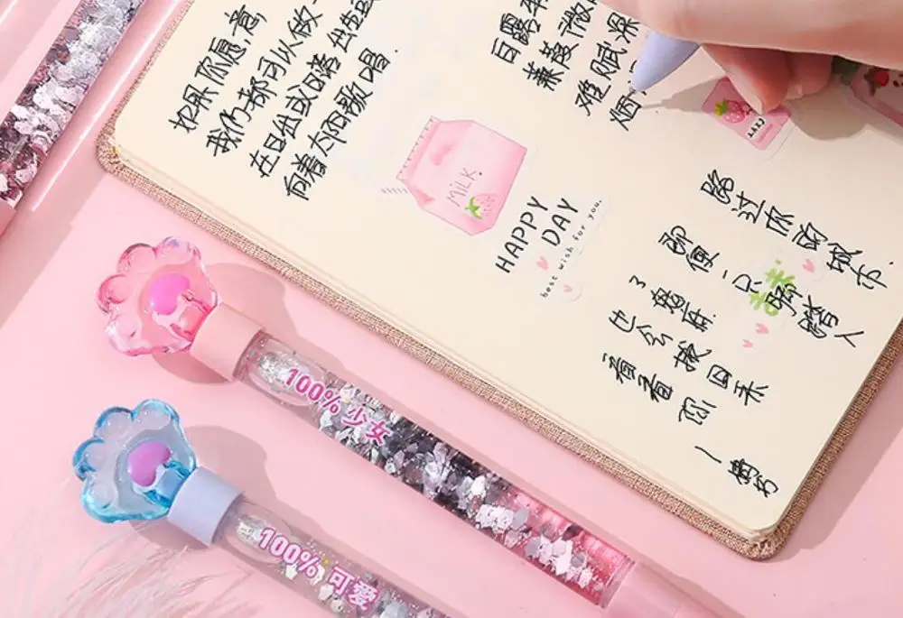 Звезда кулон гелевая ручка милый мультфильм канцелярский призовой Корея Офис