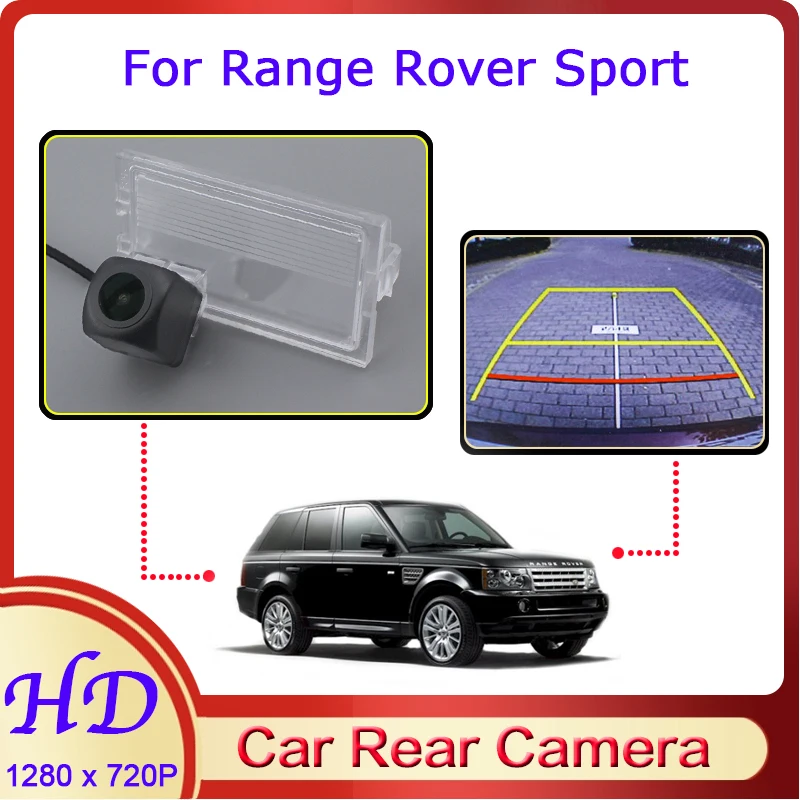 Xe Hình Ảnh Đảo Ngược Mắt Cá CAM Cho Range Rover Sport L320 2005 ~ 2013 Kính Nhìn Xuyên Đêm HD Chuyên Dụng Phía Sau Lưng lên 720P
