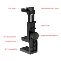 litufoto for phone tripod stand 4 1inc universal photography for gopro iphone samsung xiaomi huawei phone aluminum travel