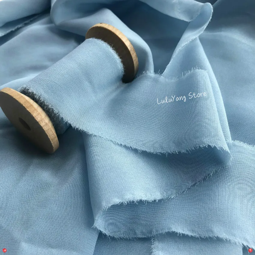 2 5 см * метров настоящая шелковая чистая лента ручной работы с деревянной