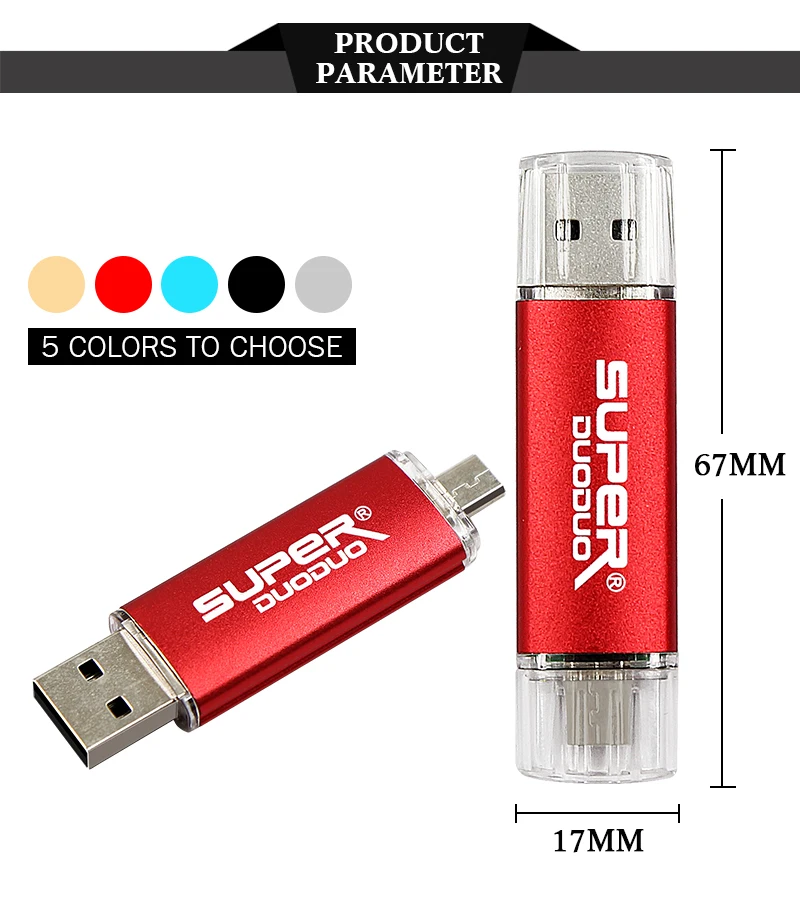 Цветная флеш-карта памяти OTG USB 16 ГБ 32 ГБ Флешка 4 Гб 16 Гб 64 Гб u-диск USB флеш-накопитель для компьютера/телефона Android
