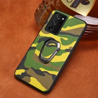 genuine camouflage leather phone case for samsung galaxy note 20 ultra note 10 9 a21s a50 a71 a51 m31 m51 s8 s9 s10 s20 s21 plus