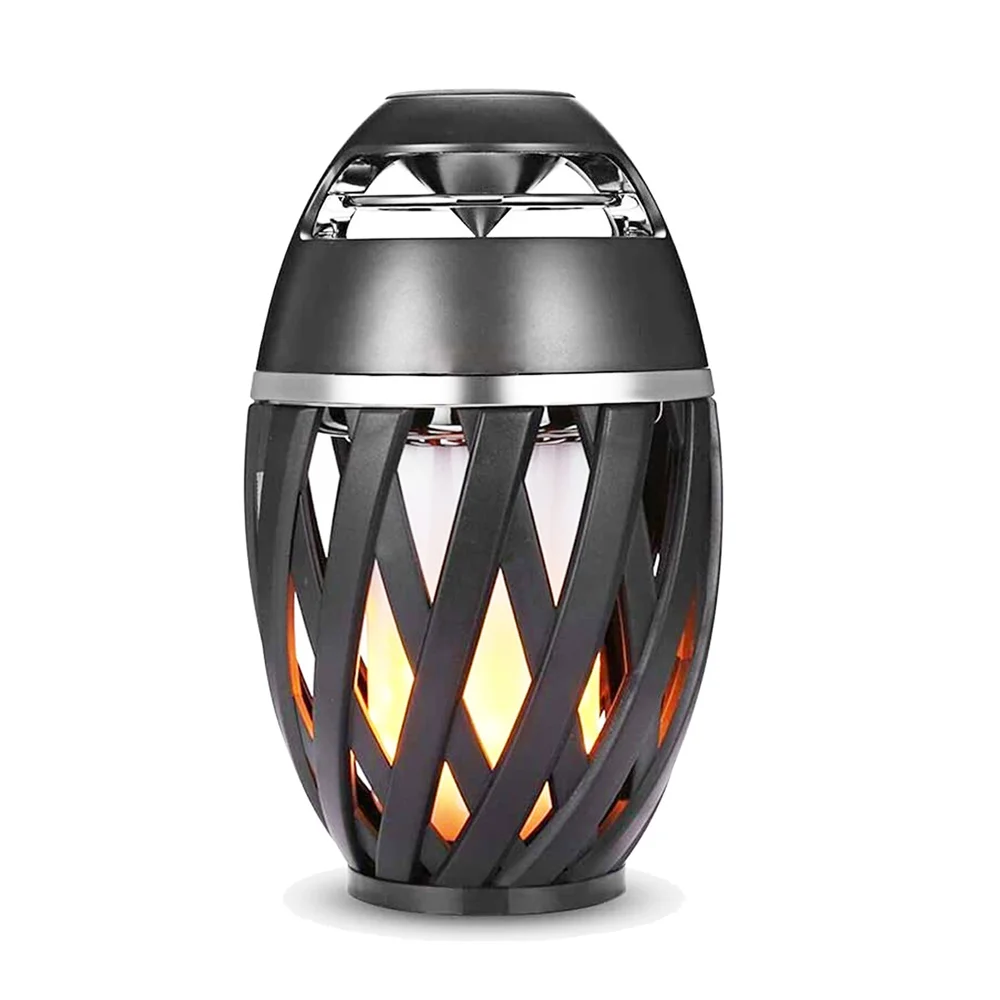 USB СВЕТОДИОДНЫЙ огни Динамик s пламени фонарь 2000mA стерео Беспроводной