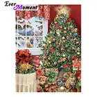 Алмазная картина с изображением живых пейзажей на Рождество, вечеринки с животными, сделай сам, квадратные картины для рукоделия, теплый домашний декор 4Y890