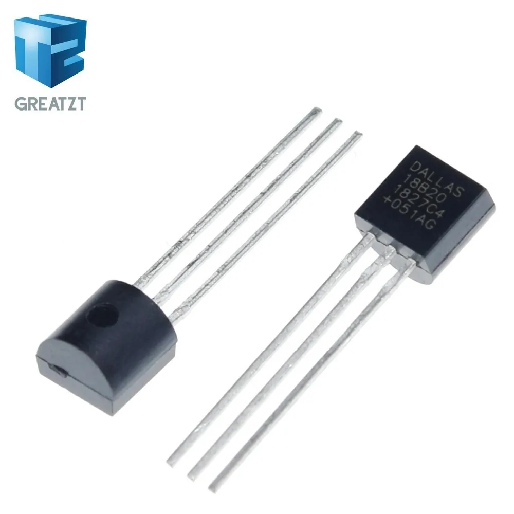 GREATZT 10 шт./лот Сенсор электронный чип DS18B20 TO-92 18B20 чипы Температура Сенсор IC 18b20 diy Электронный