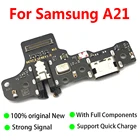 10 шт. док-разъем USB зарядное устройство порт для зарядки гибкий кабель микрофонная плата для Samsung A20 A205F A21 A215F A20s A207F A21s A217F