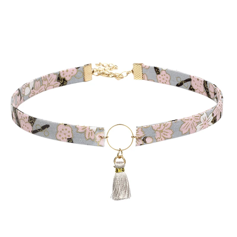 Харадзюку ручная работа сексуальный круглый воротник панк-рок готическое колье