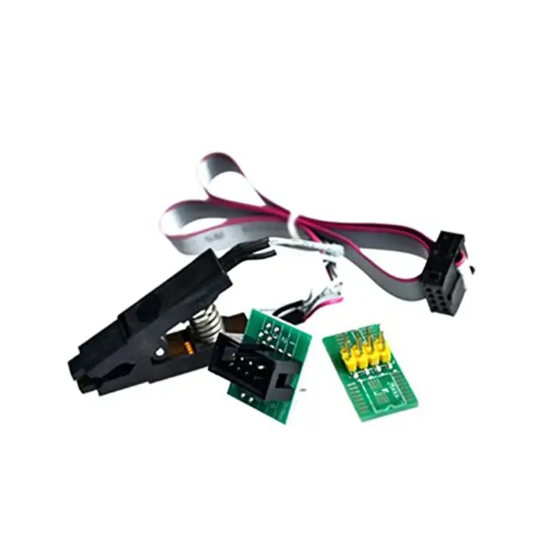 

SOIC8 SOP8 Flash Chip IC Test Clips Socket Adpter Programmer BIOS + CH341A 24 25 Series EEPROM Flash BIOS USB Programmer Module