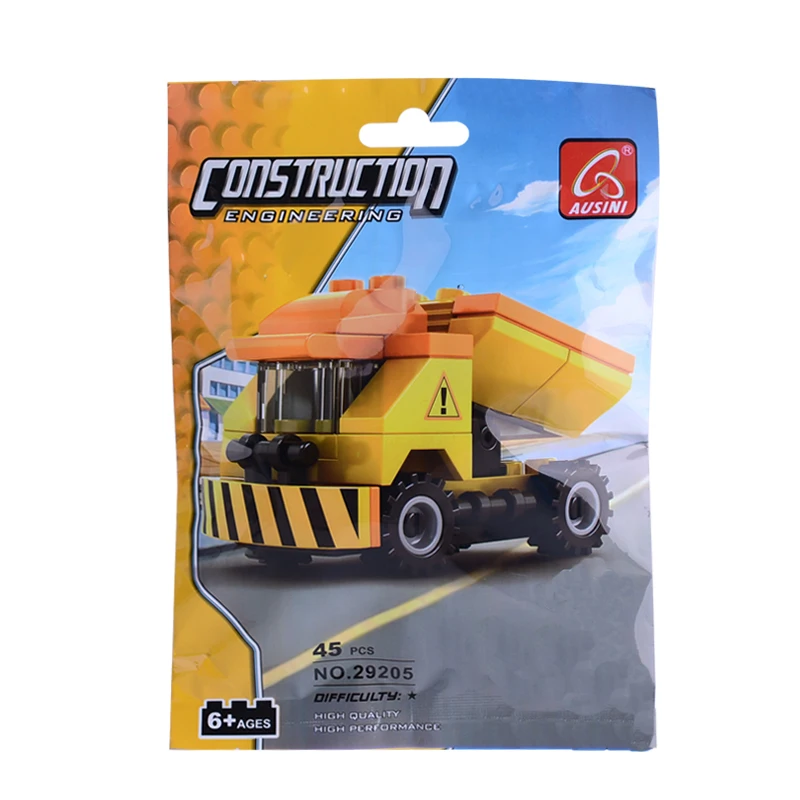 AUSINI City Construction самосвал строительные блоки игрушки для детей модель грузового