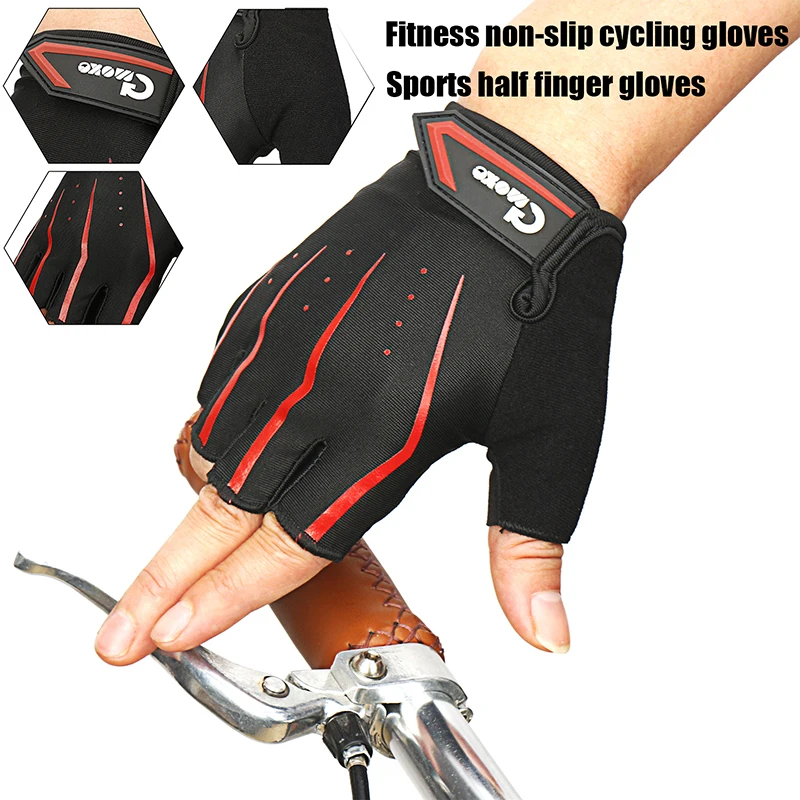 

Перчатки гелевые противоударные, велосипедные с открытыми пальцами для мужчин и женщин, спортивные для тренажерного зала и фитнеса, для гор...