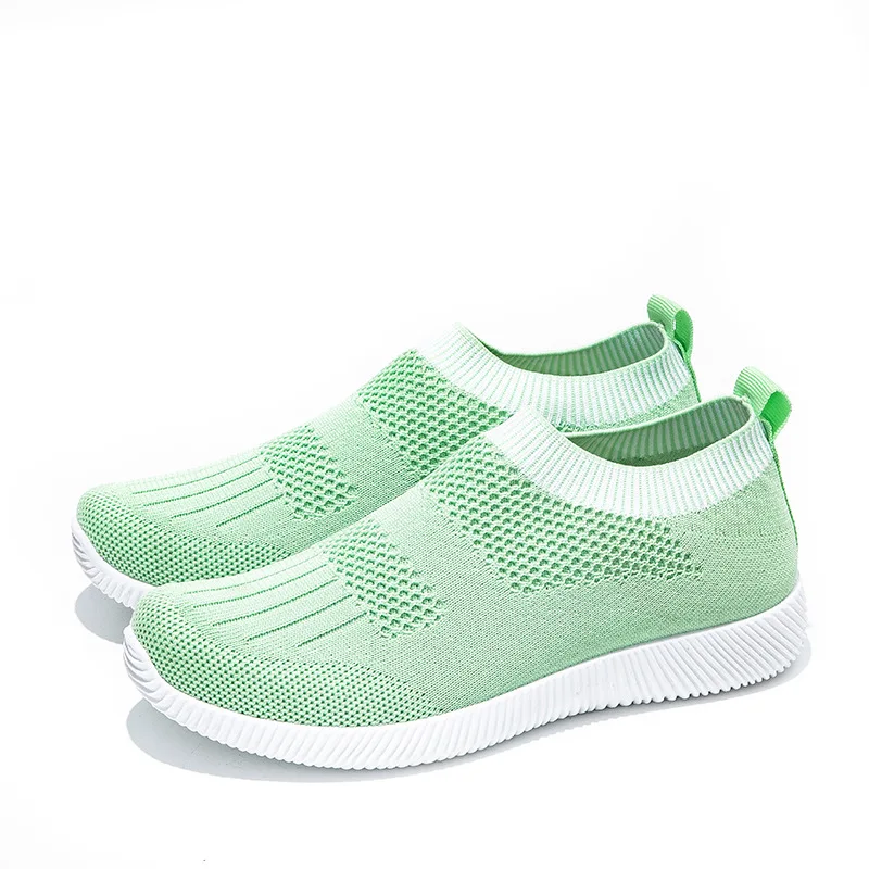 

Shoes Woman 2021 Spring Summer Women Sneakers Breathable Mesh Shoes Woman Outdoor Slip on Casual Women Flats Zapatos De Mujer