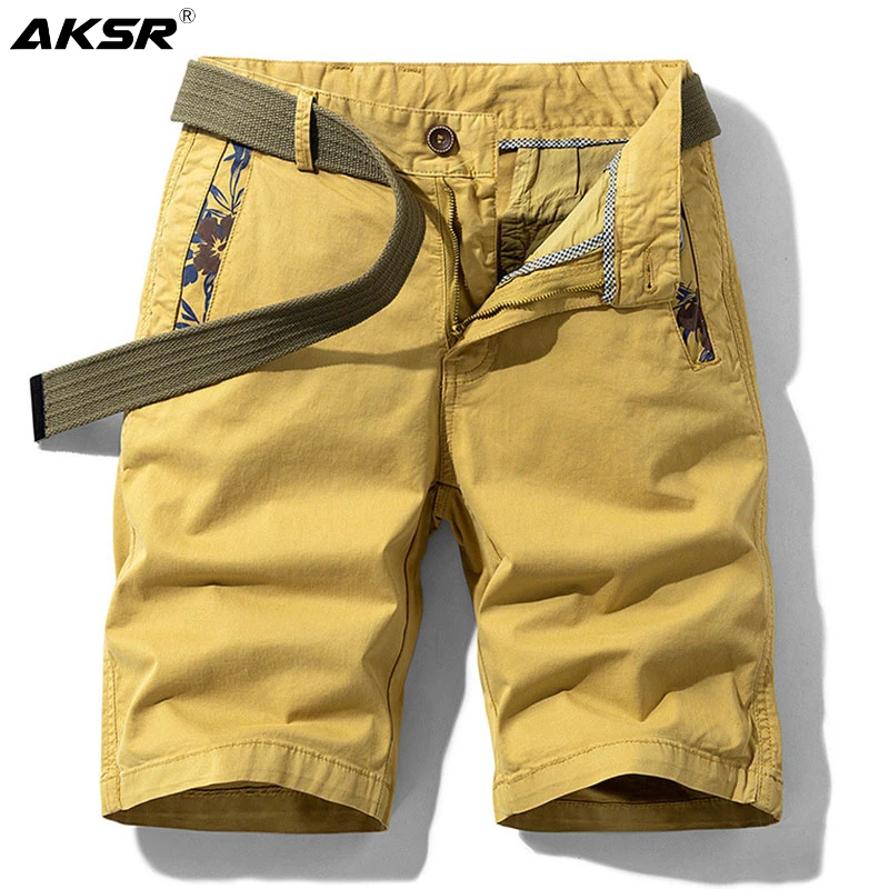 Мужские Летние Шорты повседневные военные карго шорты размера плюс по колено из