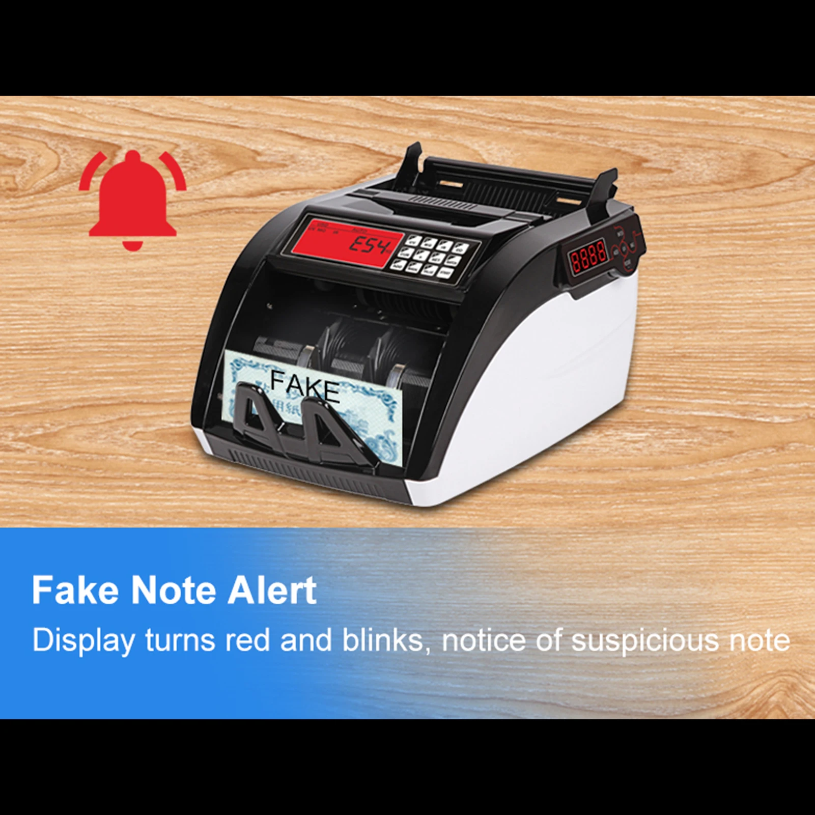 Портативный мини счетчик денег Детектор фальшивых счетов автоматическое