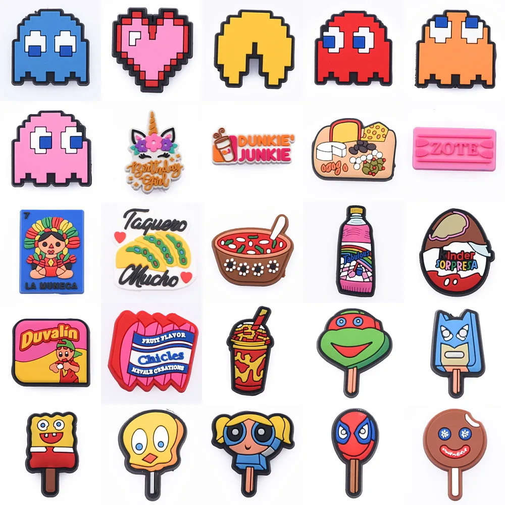 Лидер продаж обувь подвески персонажи для крокса браслеты украшение обуви