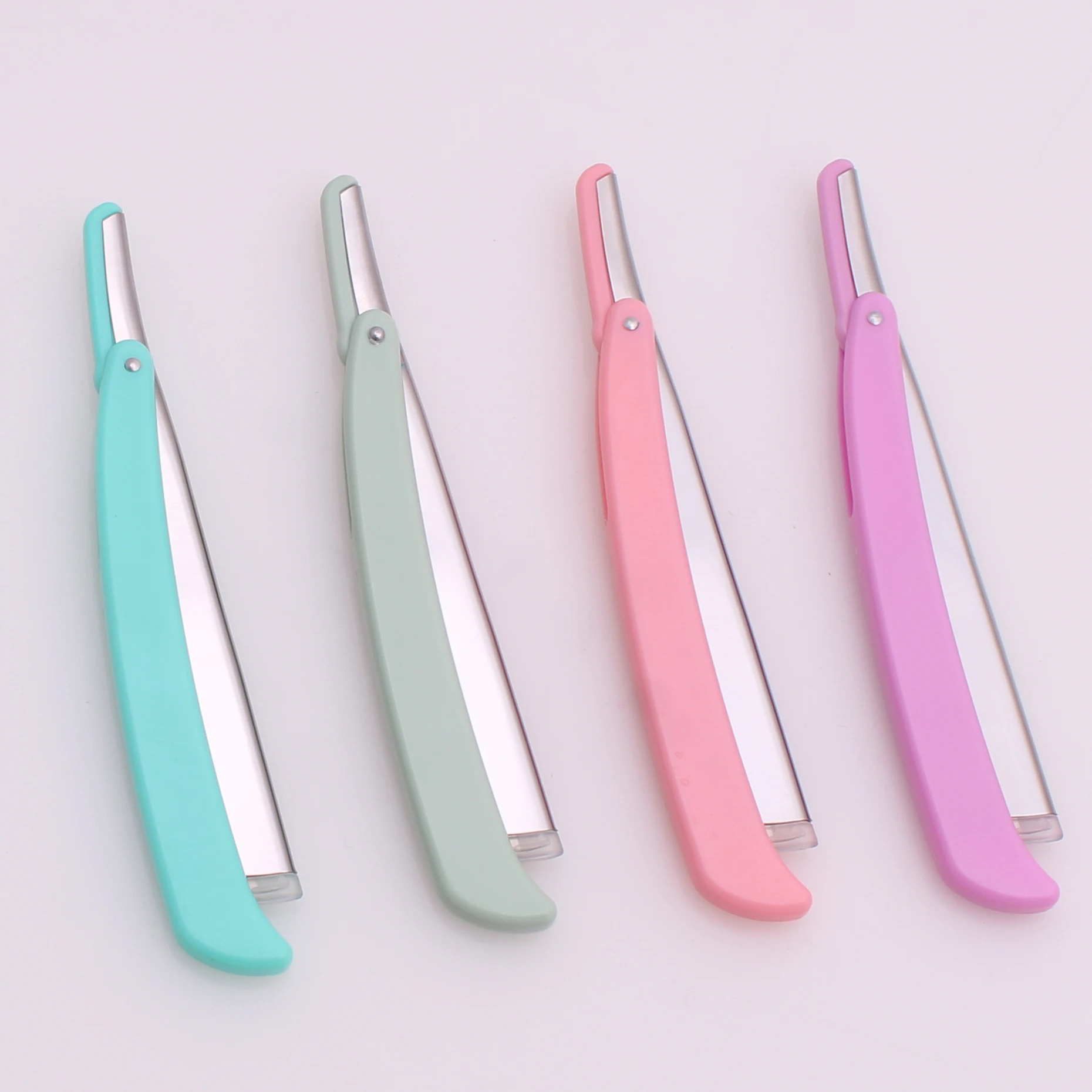 Бритвенные лезвия для парикмахера складной нож бритья ABS прямой крой держатель