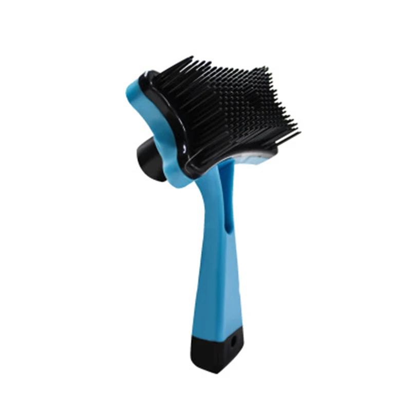 Расческа для удаления шерсти домашних животных самоочищающаяся щетка