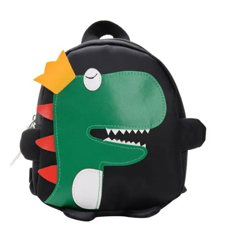 DS0007 New Fashion Cute Nylon Little Dinosaur Kindergarten Backpack Shoulder Bag Children Decorative Satchel Cool Anime